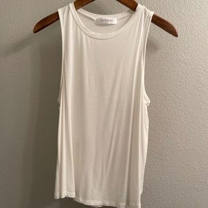 Fox & Gray White Tank